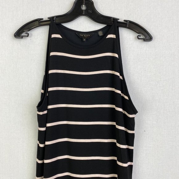 TED BAKER Stripe Full Dress - Picture 2 of 7